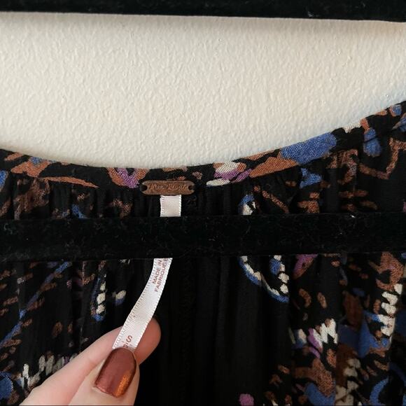 Free People Boho Paisley Print Swing Dress - Picture 5 of 6